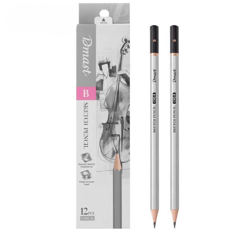 Dmast Set grafitnih olovaka za skiciranje B EC392-B, 12 dijelova