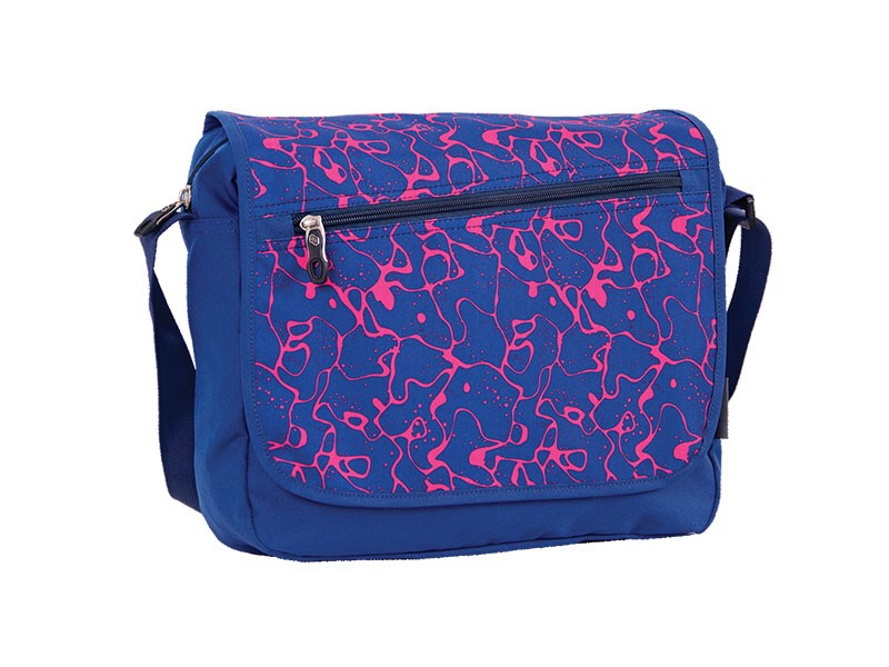 PULSE torba za rame Muzika Ružičasta voda, Plava