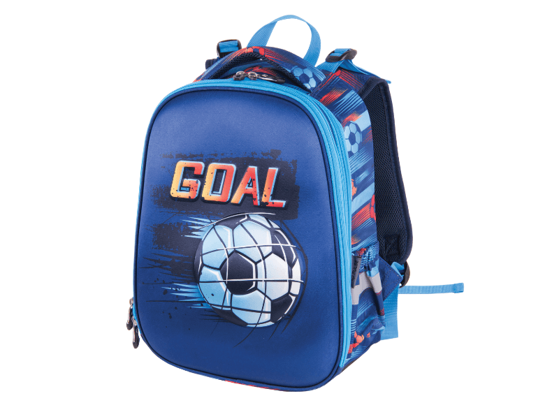 PULSE Školski ruksak za dječake ANATOMIC CUBE GOAL plavi