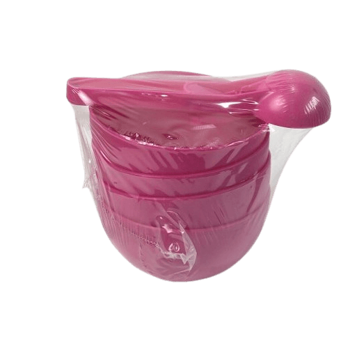 Opsto Set za sladoled, PVC, 5 komada, Rozi