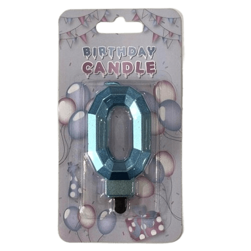 Rođendanska svijećica, Broj 0, Plava
