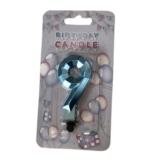 Rođendanska svijećica, Broj 9, Plava