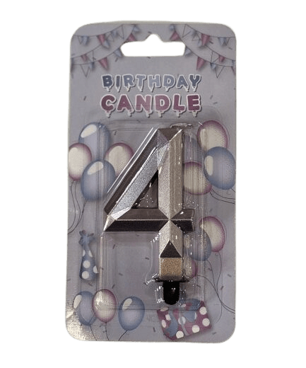 Rođendanska svijećica, Broj 4, Roze