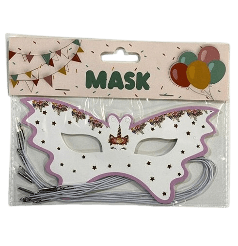 Set dječijih maski Unicorn, 6 komada