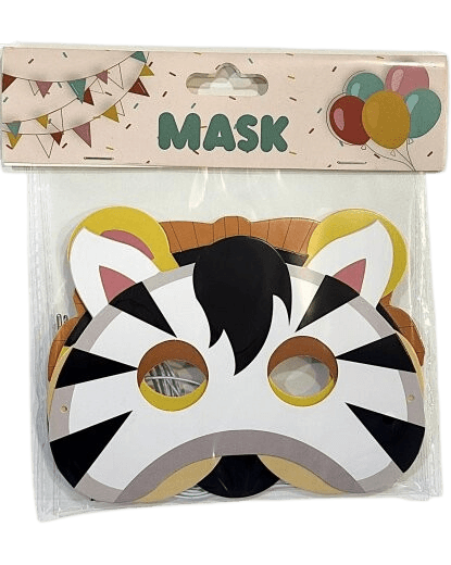 Set dječijih maski Jungle, 6 komada