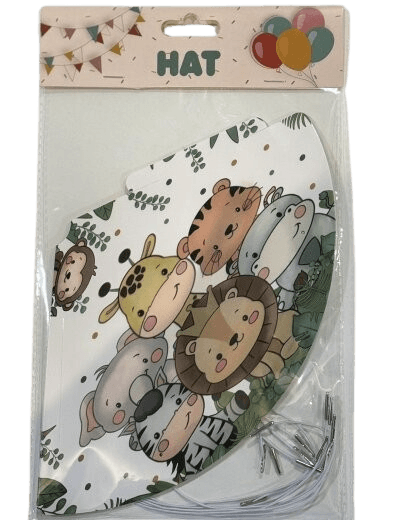 Set rođendanskih kapica Jungle, 6 komada