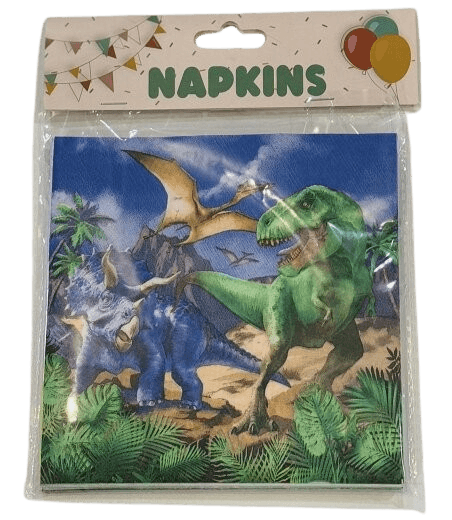 Set salaveta Dinosaur, 33x33 cm, 12 komada