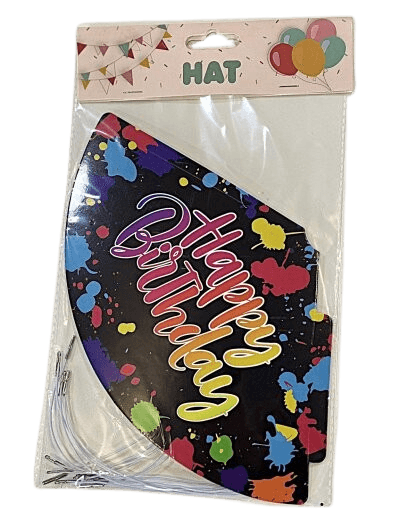 Set Dječijih rođendanskih kapa Neon, 6 komada