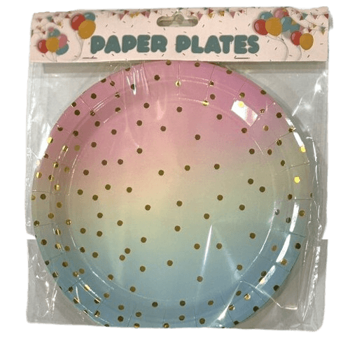 Set papirnih tanjira, 23 cm, 6 komada