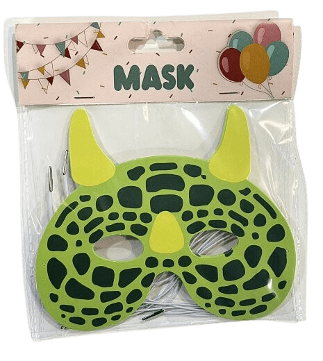 Set dječijih maski Dinosaur, 6 komada