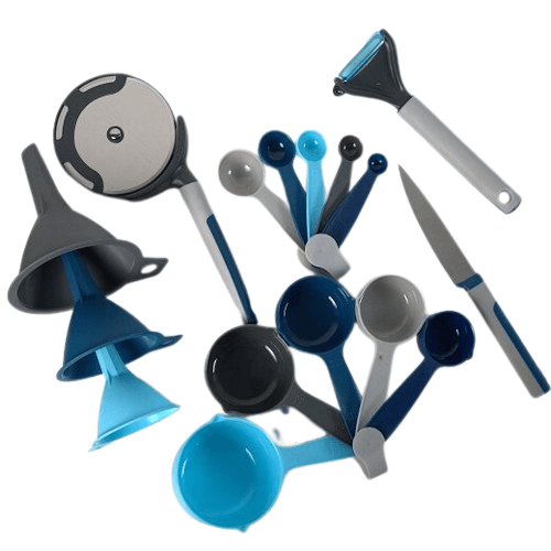Fackelmann Set pribora za kuhinju Tasty, 17 Komada, Plavi