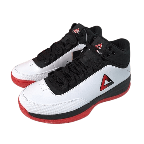 Peak Muške košarkaške patike E51007A, Bijelo-crvene