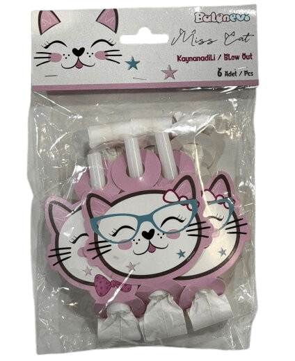 Set puhalica Miss Cat, 6 komada