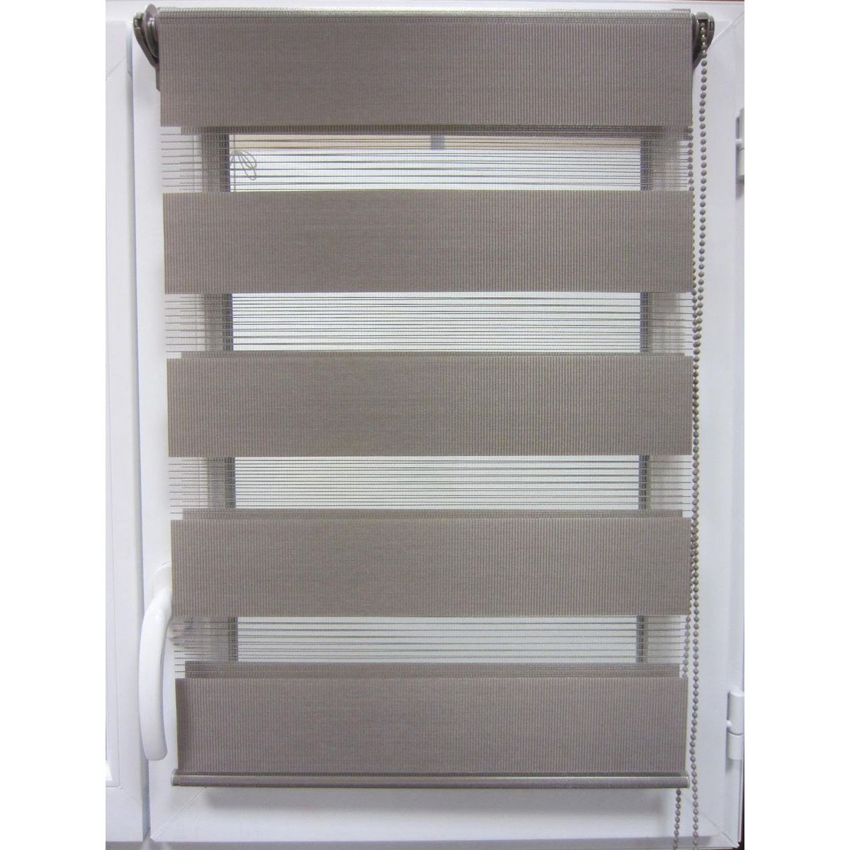 LUANCE Zebra zavjesa 45x90 cm, Siva