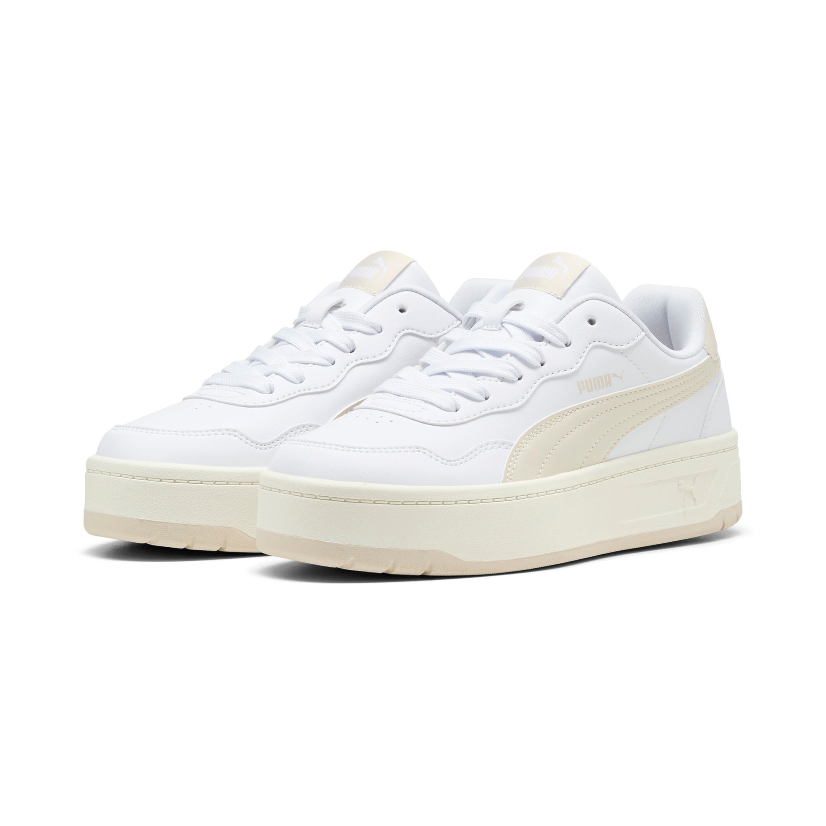 Ženske patike Puma Court Lally Skye, 400368-08, krem ​​bijele