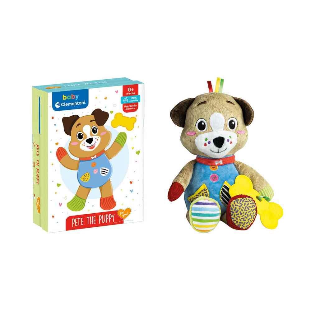 CLEMENTONI BABY Plišani kuca u kutiji