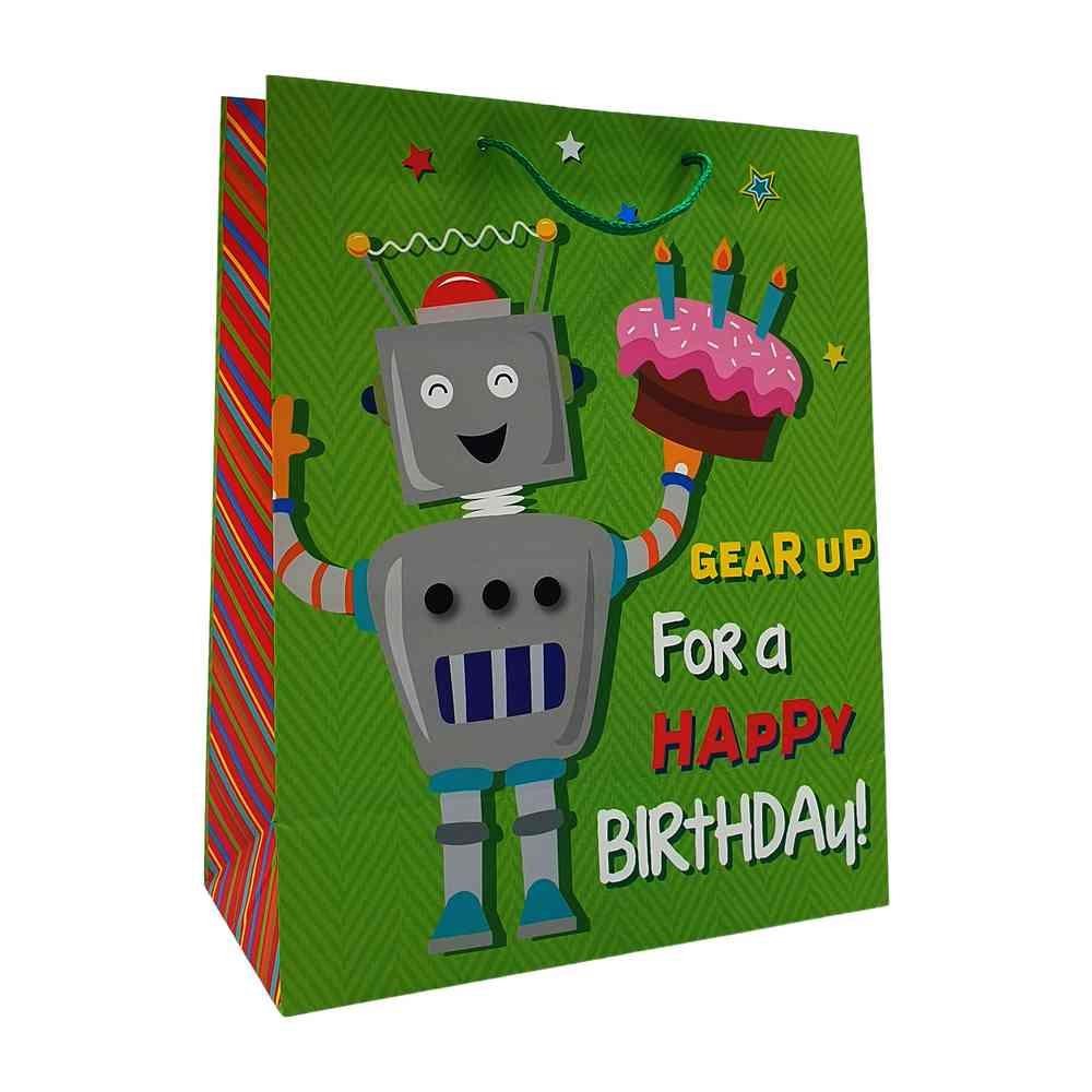 EUREKA Ukrasna torba Velika Robot 26x32x12 cm