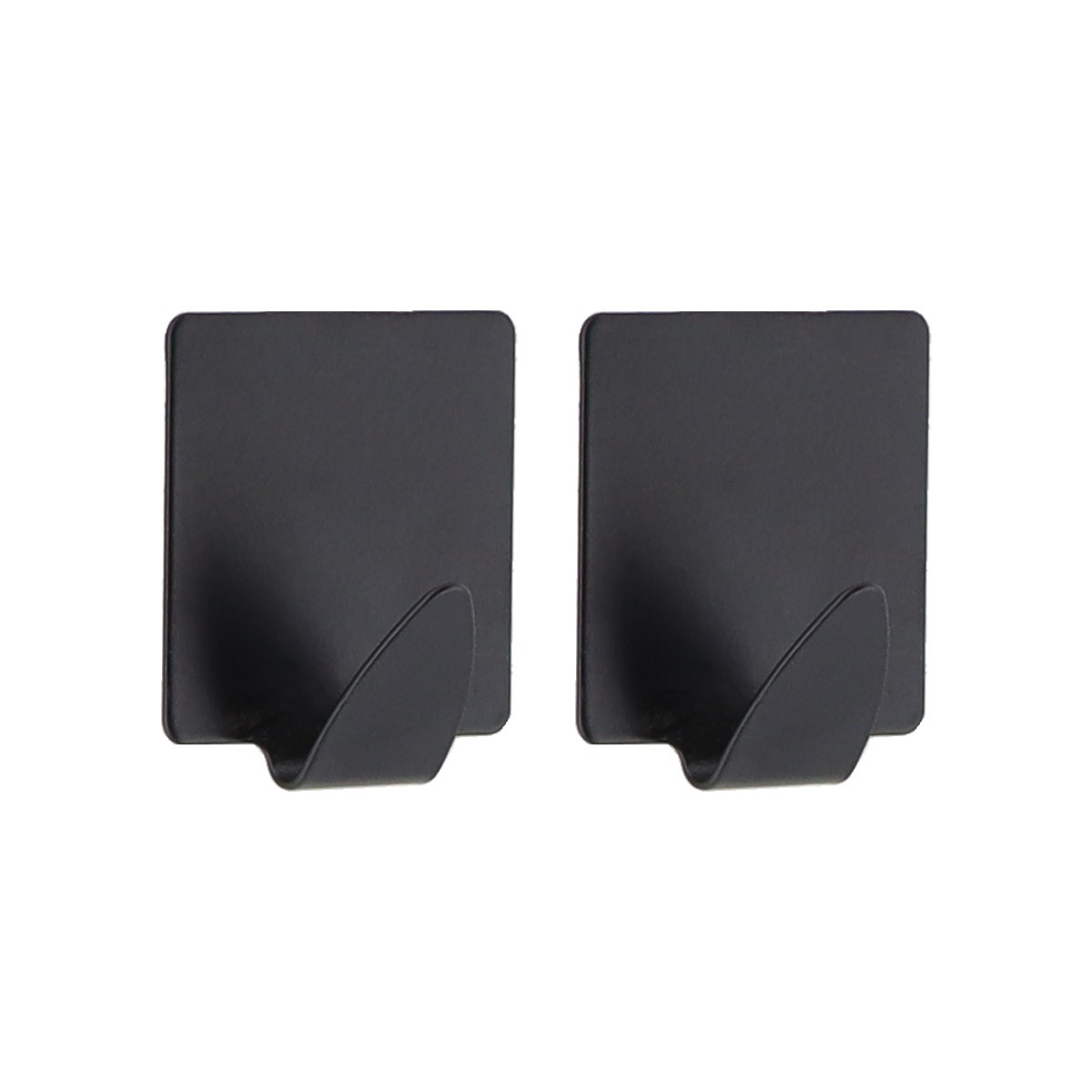 TENDANCE Set od 2 kvadratne kuke 3m 3,5 x 1,7 x 3,8 metalne, crne