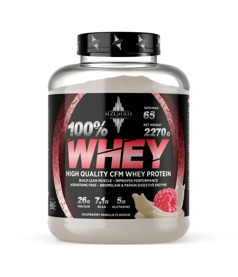 Azgard Whey Premium 100 %, 2270 g, Malina-vanila