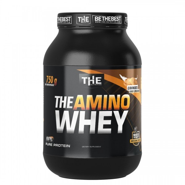 The Nutrition, The Amino Whey Hydro, 750 g, Keks i krem