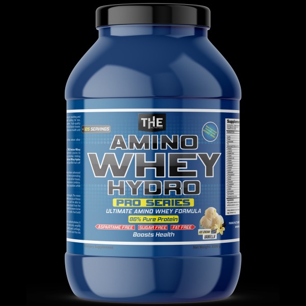 The Nutrition, Amino Whey Hydro, 3500 g, Sladoled Vanila