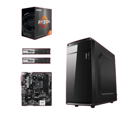 Start Desktop računar Basic, Ryzen 5 5600GT, 16GB DDR4, 256GB SSD, Windows 11 Pro, Office 2021, Crni