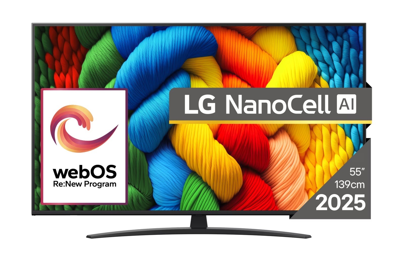 LG Televitor 55NANO81A3A 55", 4K Smart, tamno siva