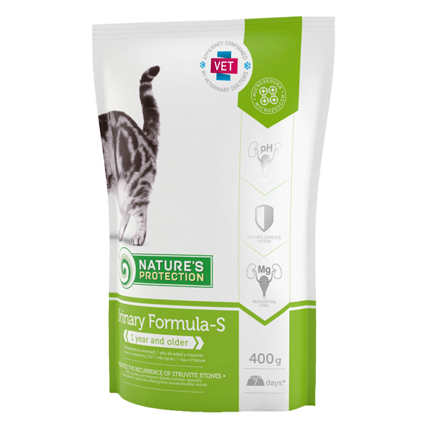 NATURE'S PROTECTION Suva hrana za mačke Urinary 400g