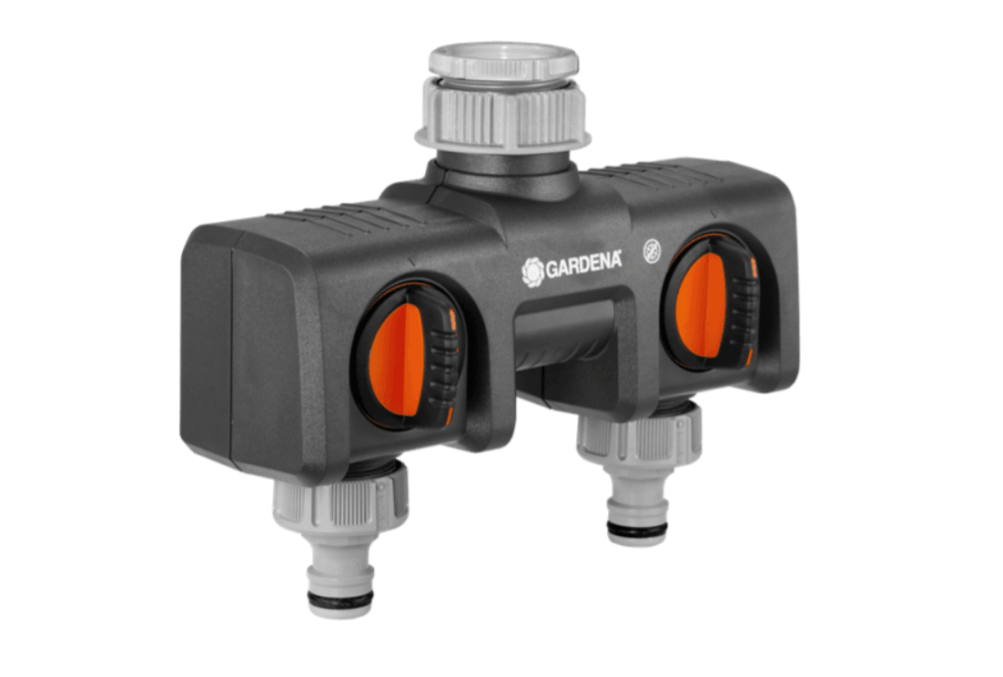 GARDENA Razvodni dvokanalni ventil 1"-3/4 na 2x1/2" pr