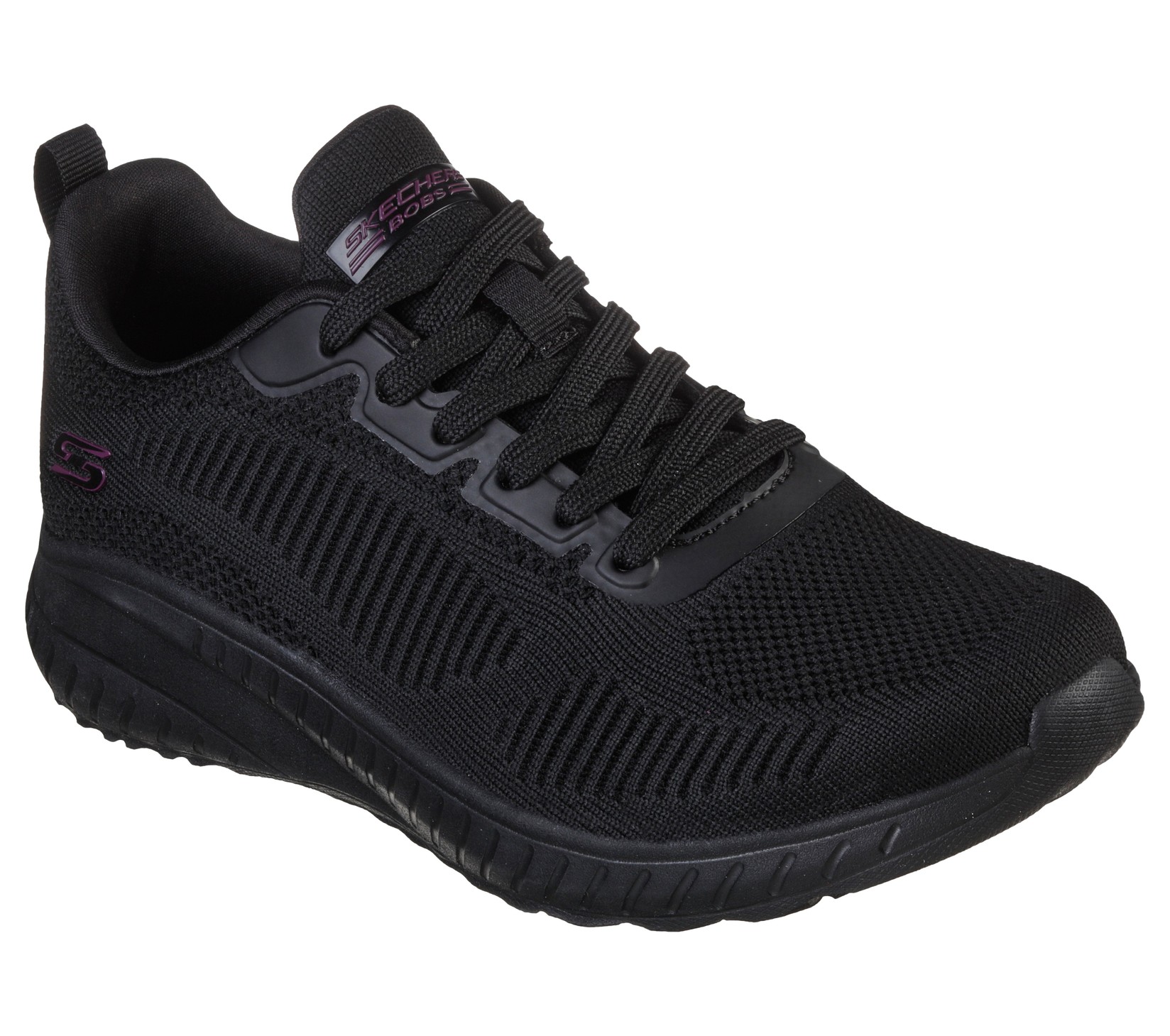 SKECHERS Ženske tenisice Bobs Sqad Chaos-Face Off, 117209-BBK, crne