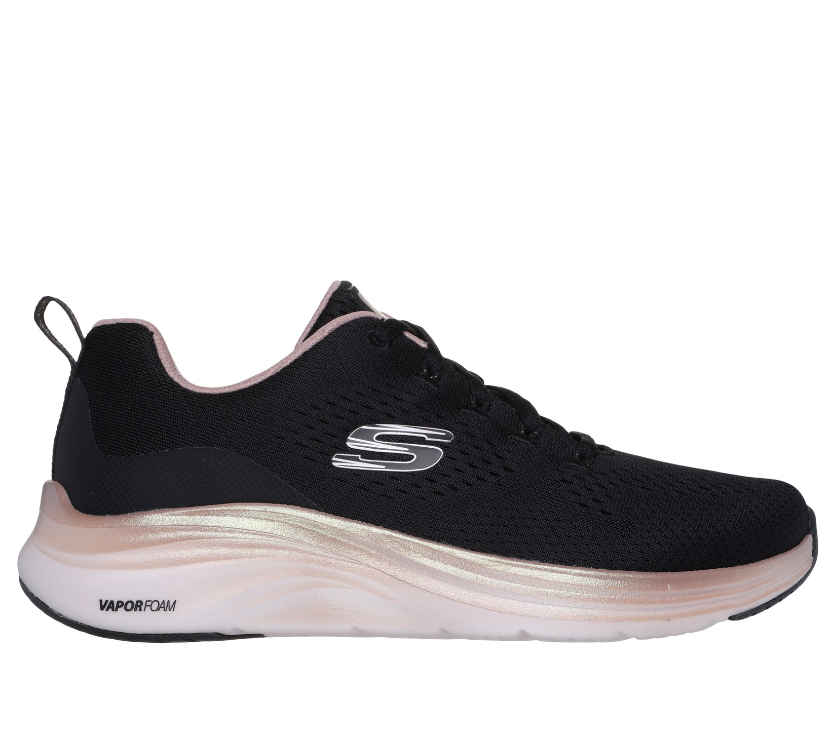Skechers Ženske patike Vapor Foam-Midnight Glimmer, 150025-BKRG, Crno-roze