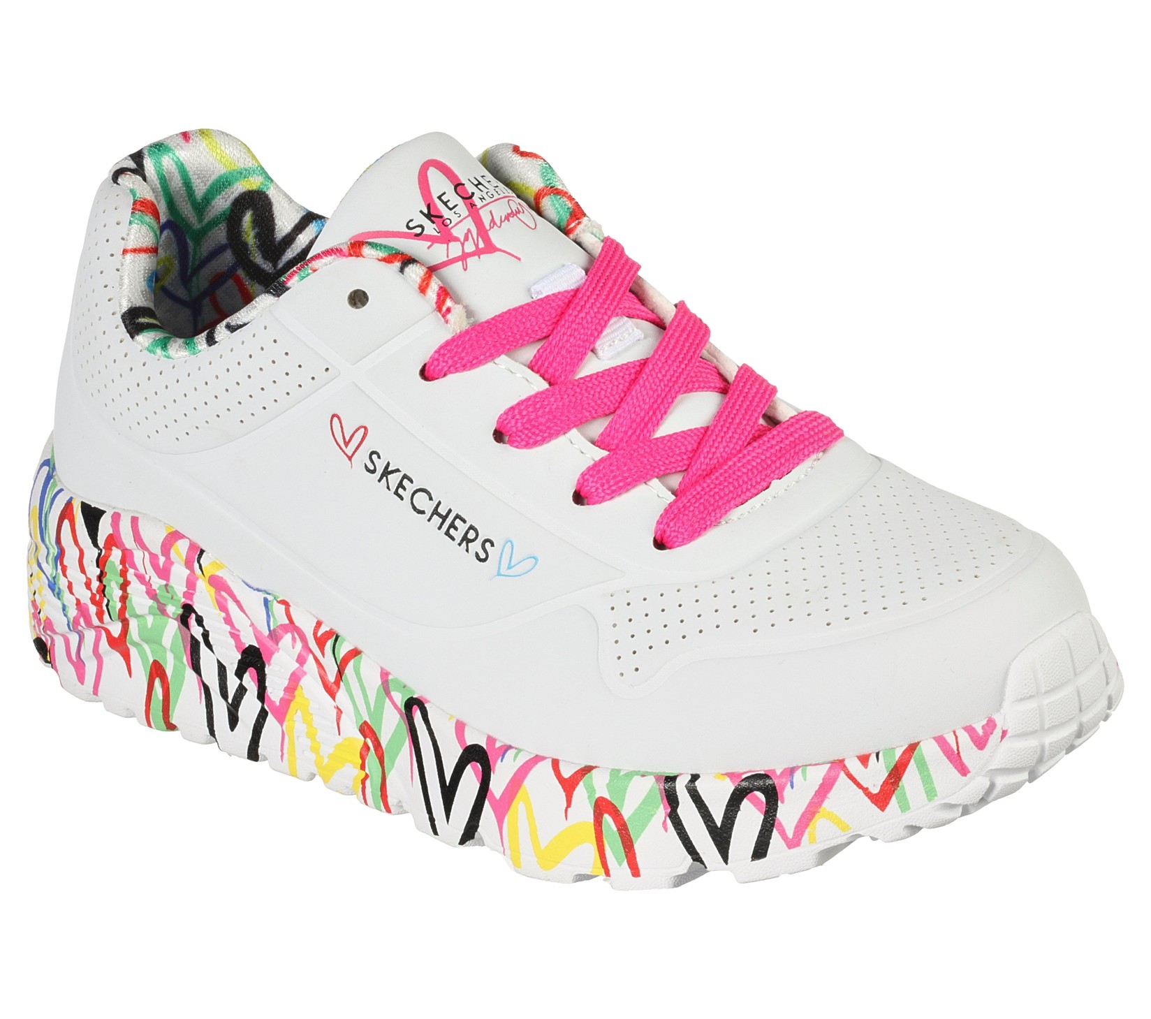 Skechers Girls Uno Lite tenisice, bijele
