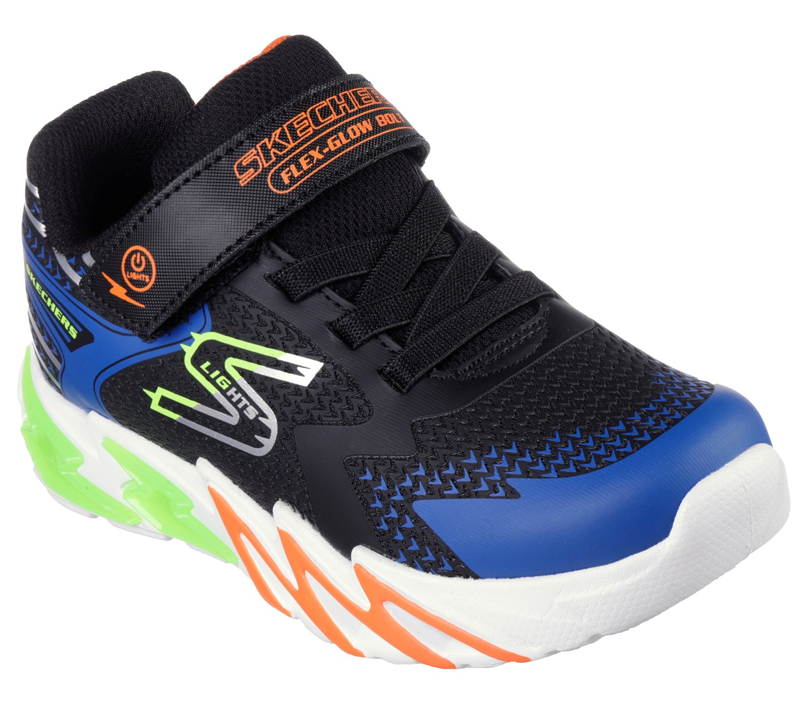 Skechers Patike za dečake FLEX-GLOW BOLT, Crne