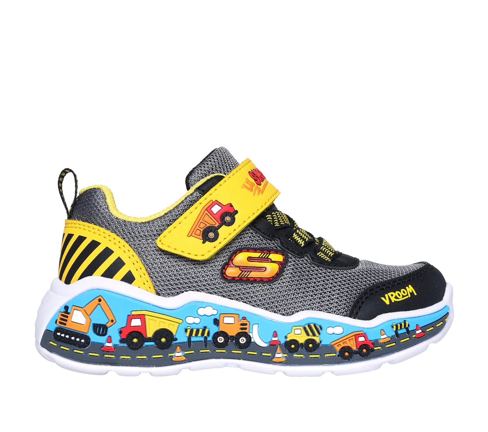 Skechers tenisice Play Scene za dječake, 407312N-BKYL, sive