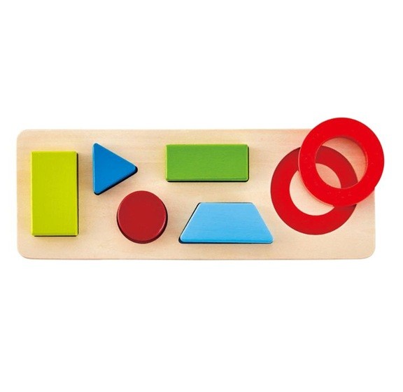Hape Drvena slagalica geometrijski oblici