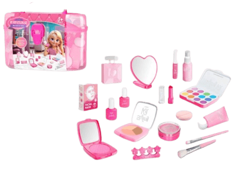Dječija prijenosna kozmetička kutija MKV639805, 19x10 cm, Roza