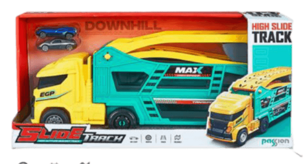 Dječija igračka kamion sa stazom i autićima MKV541471, 43x11 cm