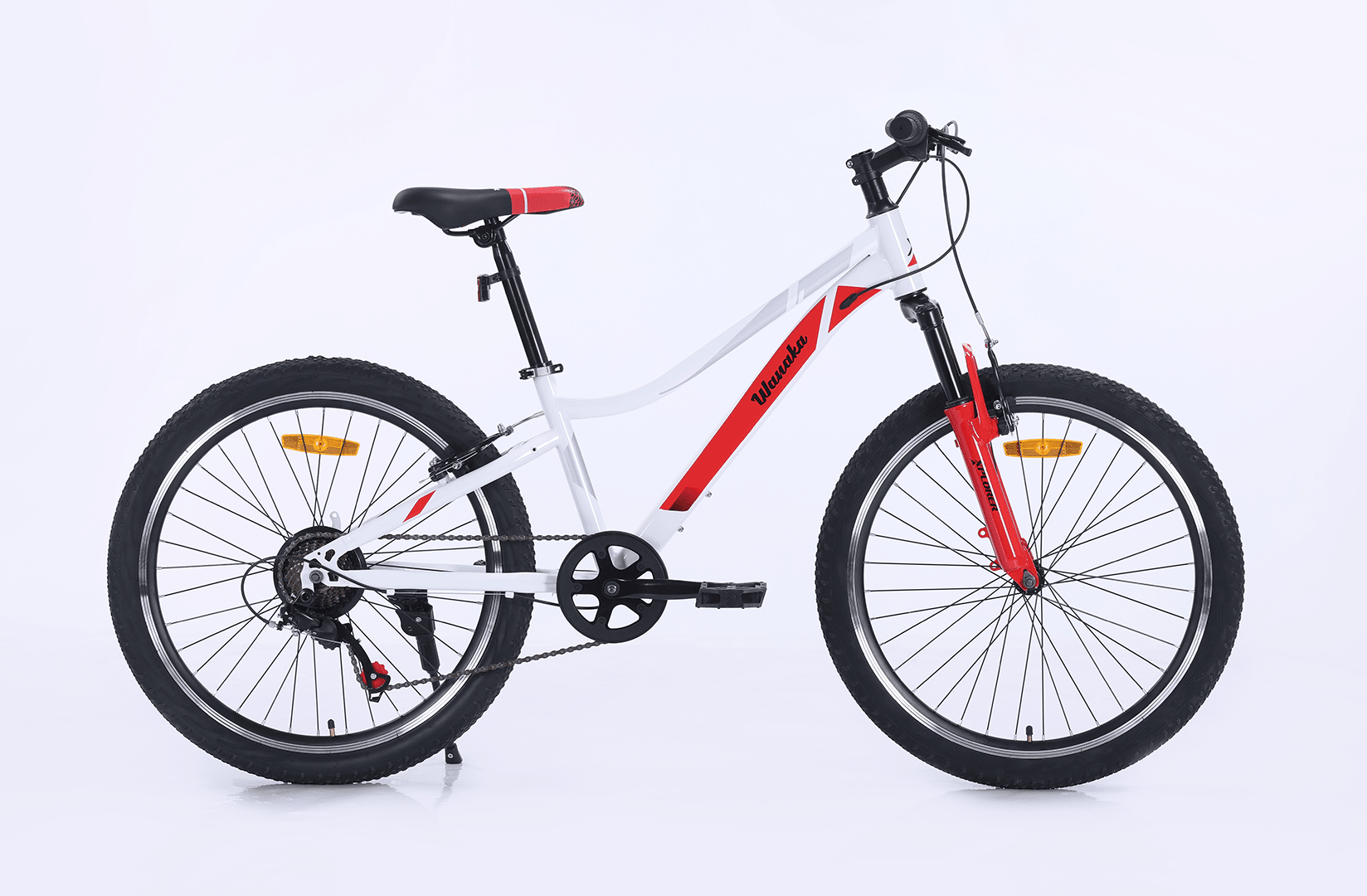 Xplorer Dečiji bicikl Wanaka, 24", Bijelo-crveni