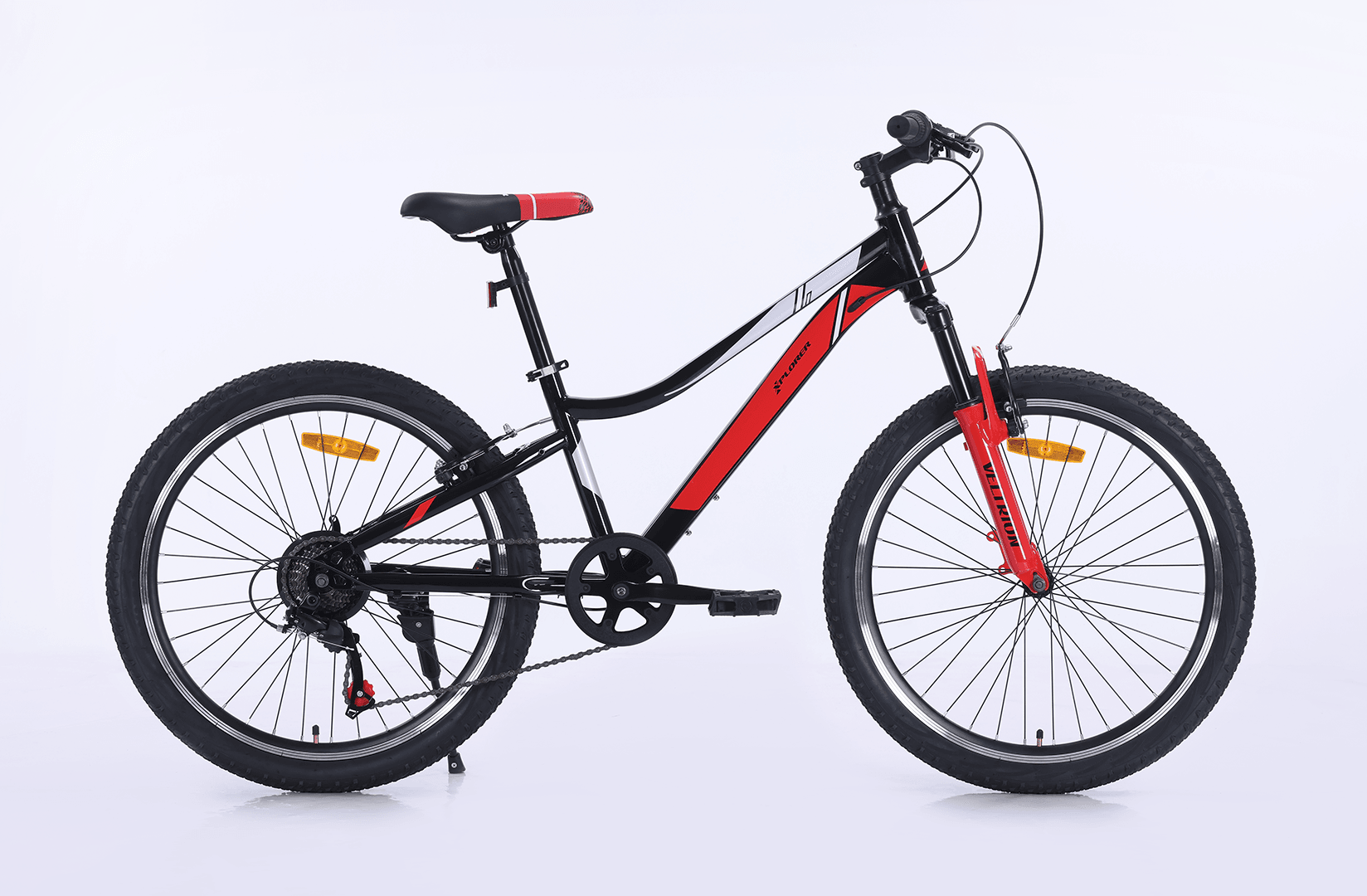 Xplorer Dečiji bicikl Veltrion, 24", Crno-crveni