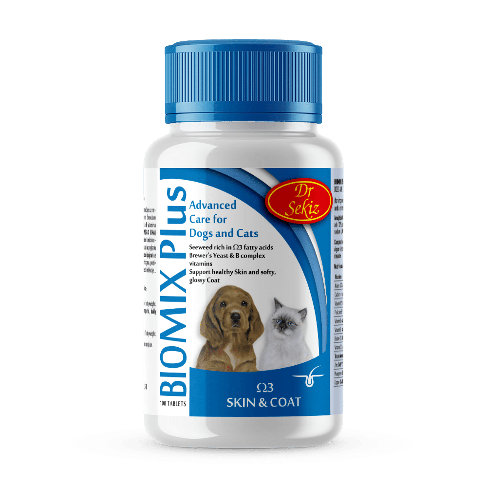 Drsekiz Dodatak Ishrani za Pse Biomix Plus 100 Tableta