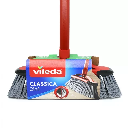 Vileda Četka Classica 2u1 indoor sweeping, Crvena