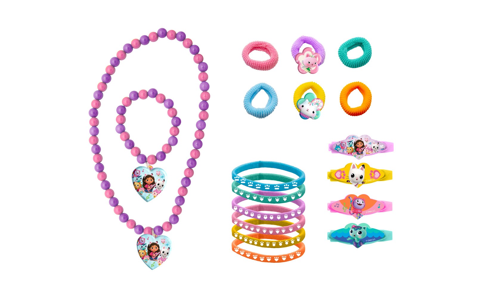 DreamWorks Gabby'S Dollhouse 18 Piece Accessory Set, Šareni