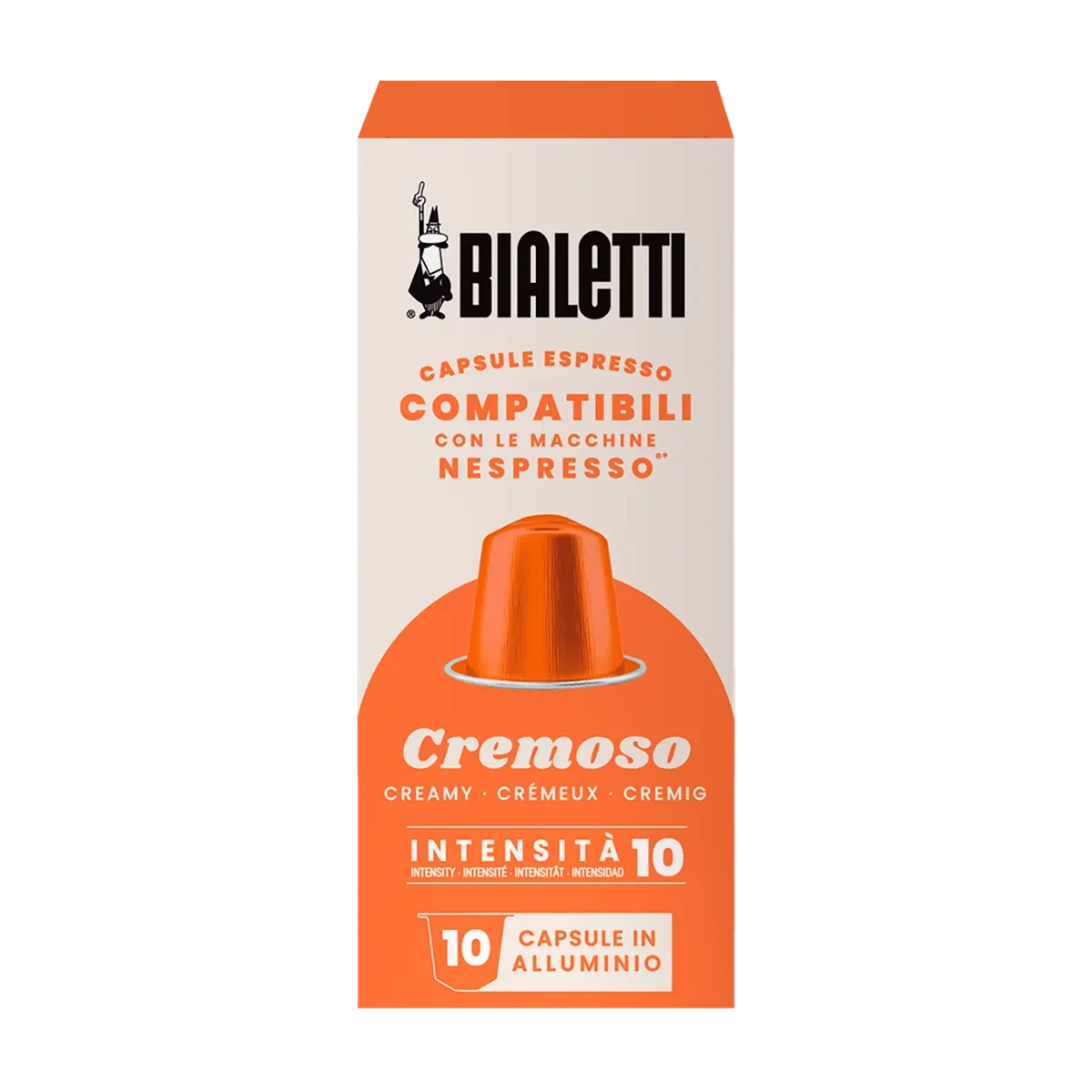 BIALETTI kapsule Nespreso kompatibilne Cremoso 10/1