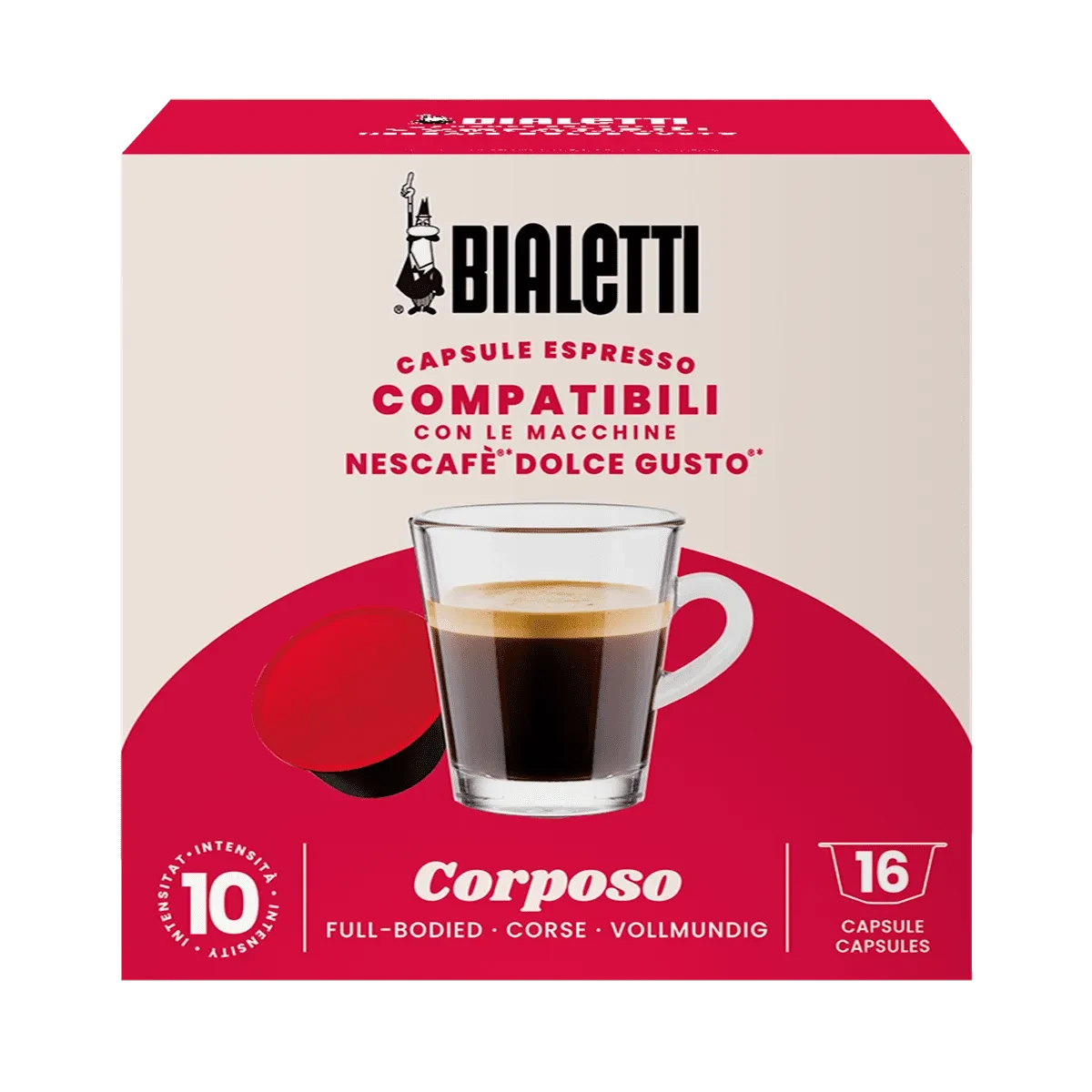 BIALETTI kapsule Dolce Gusto kompatibilne  Corposo 16/1