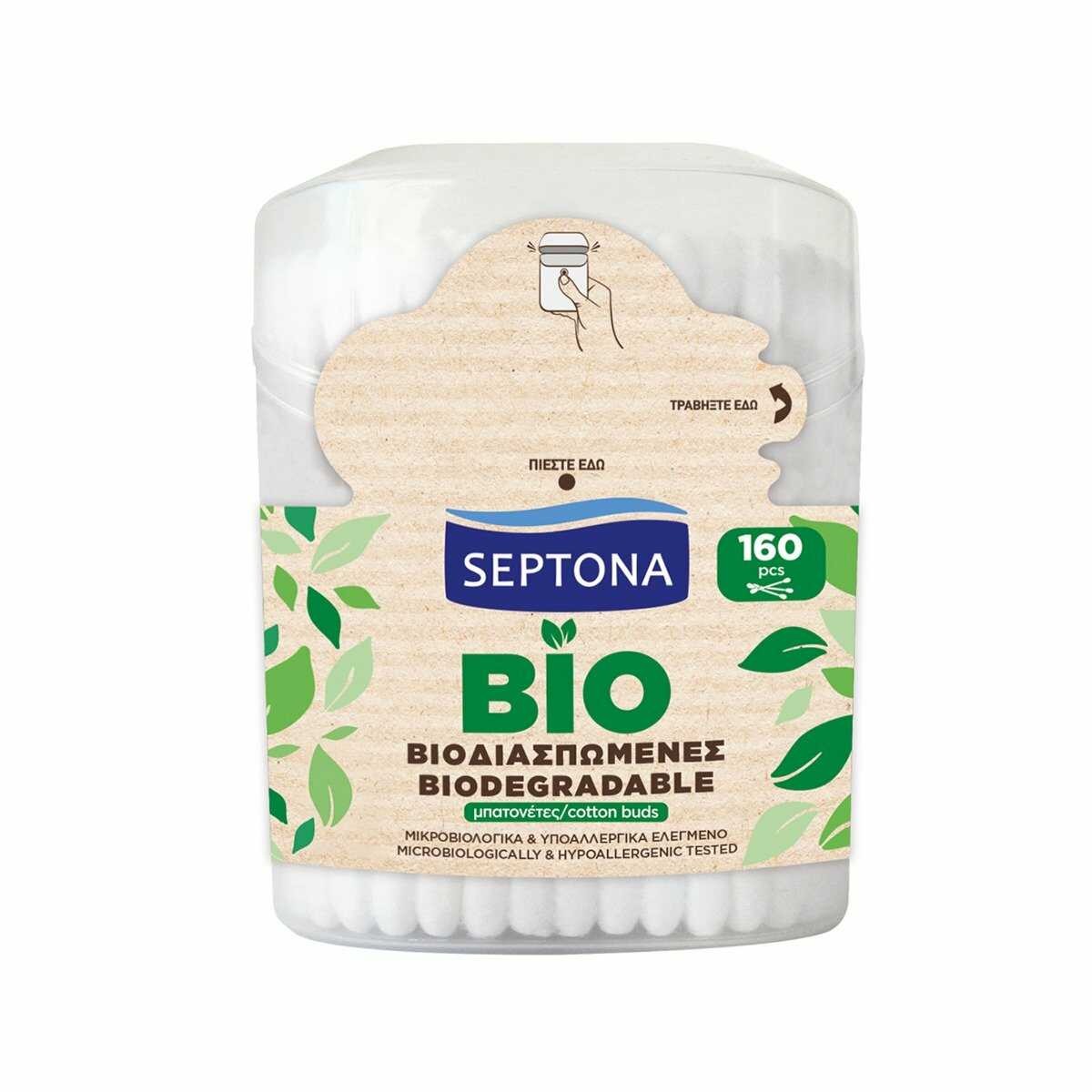 Septona Štapići za uši Biodegradable kutija 160/1