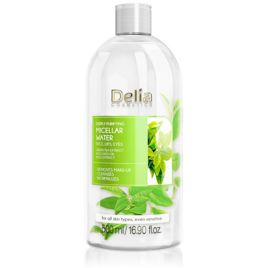 Delia Micelarna voda sa ekstraktom zelenog čaja za sve tipove kože 500 ml