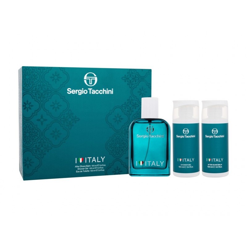 Sergio Tacchini I Love Italy Muški set (edt 100ml+as 100ml+SG 100ml)