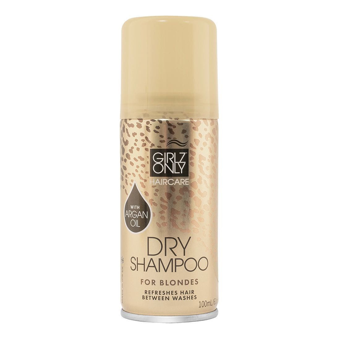 GIRLZ ONLY Šampon za suho pranje kose Blonde s arganovim uljem 100 ml