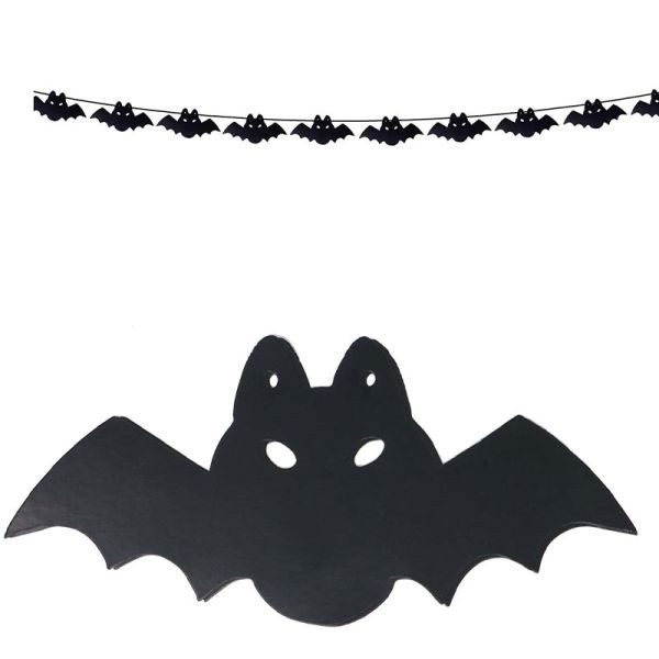 Dekoracija - viseća šišmiši 300cm 20x10cm