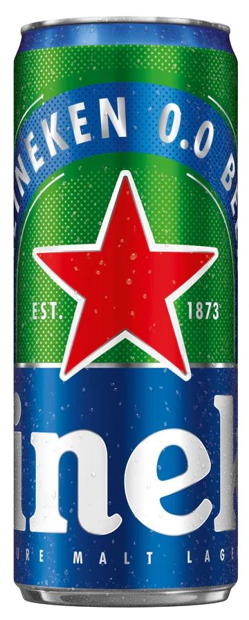 Heineken bezalkoholno pivo 0.0% 0.33l Sleek CAN 1/24